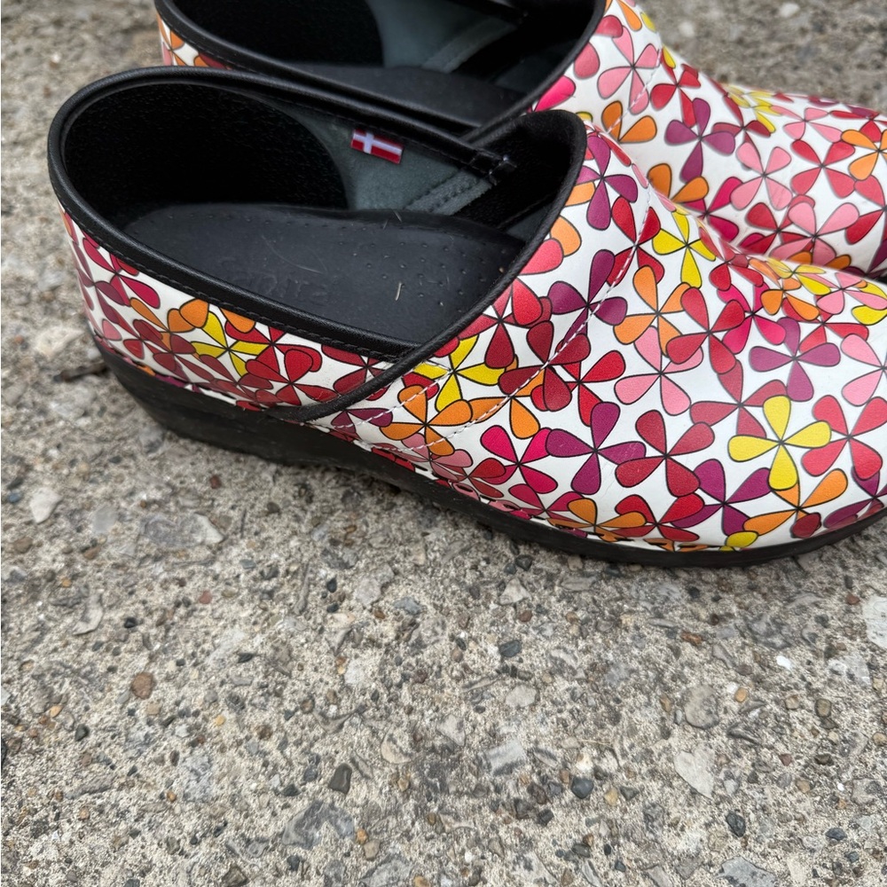 Sanita Multicolor Floral Women's Clogs